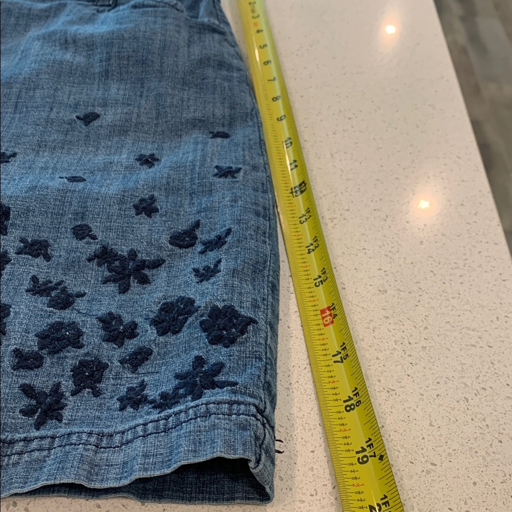 Karen Scott Blue Denim Skort - Picture 9 of 10